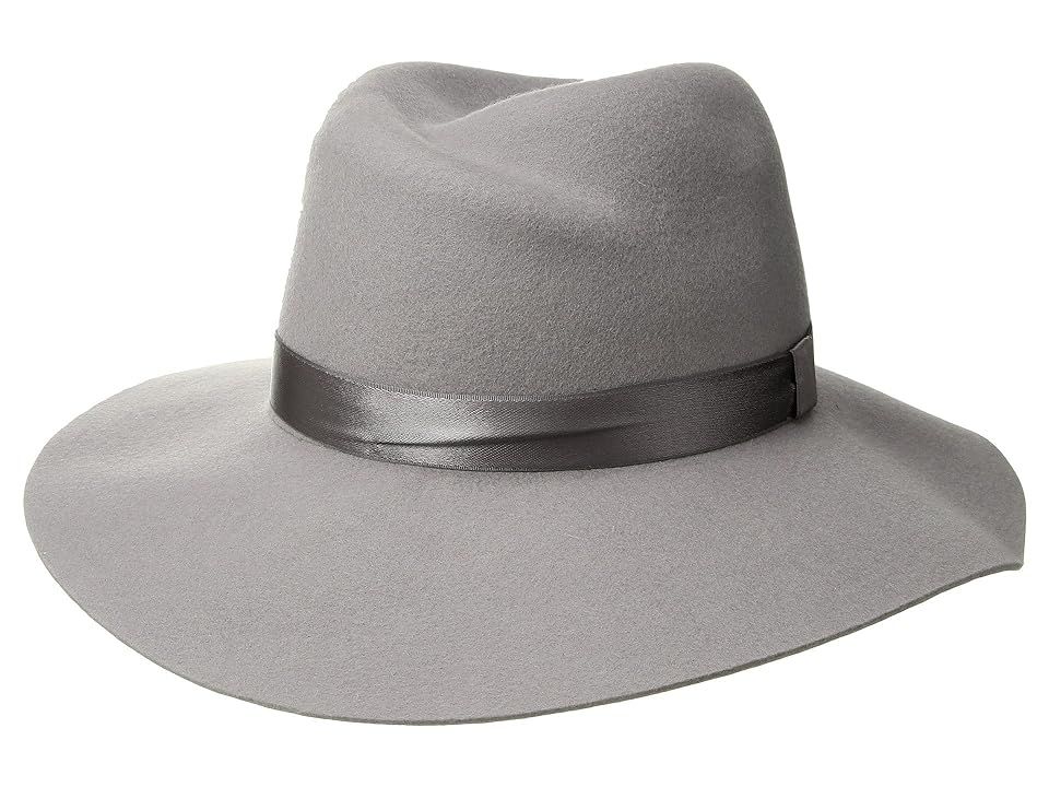 rag & bone Zoe Fedora (Light Grey) Fedora Hats | Zappos