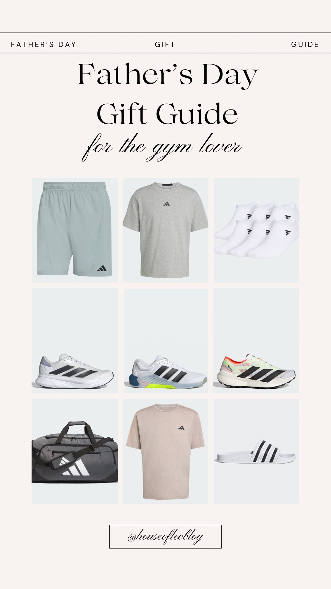 Father's Day gift ideas straight from the source. So many good gift from @adidas. Erik takes his golf and gym gear very seriously. I usually help pick his things but I gotta say, he did good all on his own. Still can't get over how far golf shoes have come. From golf gear to gym gear and beyond, @adidas has a ton of great gifts for dads this year. Guess I should treat him to a round of golf so he can sport all his new finds! #adidaspartner #createdwithadidas

CODE: SCORE (on eligible items). Gifts for men, Father’s Day gifts, adidas, golf gifts

#LTKSaleAlert #LTKMens