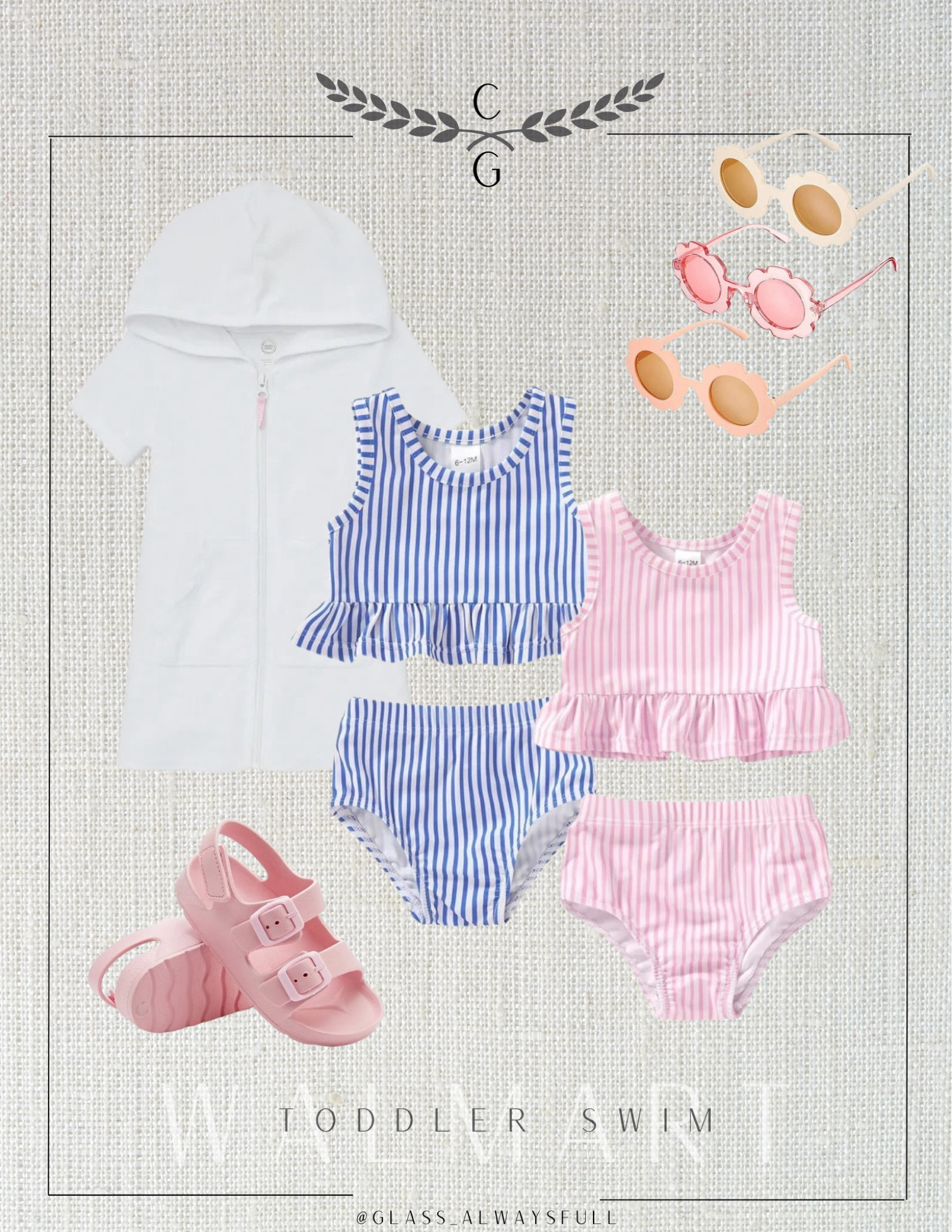 Spring break beach vacation, baby swim, family beach vacation, baby girl swimsuit, toddler girl swimsuit, beach toys, Walmart swim, Walmart kids, baby sunglasses, flower sunglasses, Easter gifts, easter kids, Easter gifts baby, Easter gifts kids, baby sandals, toddler sandals, beach, spring break, spring baby, pool, preppy baby. Callie Glass @glass_alwaysfull 


#LTKSeasonal #LTKbaby #LTKswim