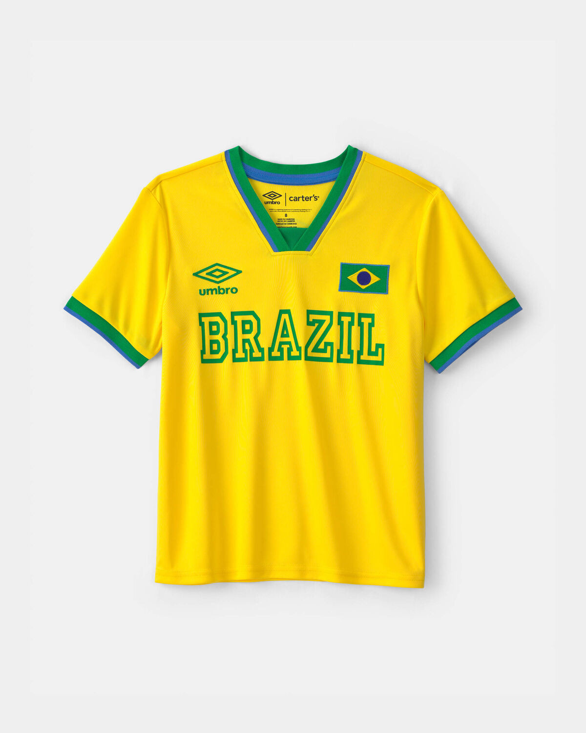 Kids Umbro Brazil Soccer Jersey - Yellow/Green | Carter's | Carter's Inc