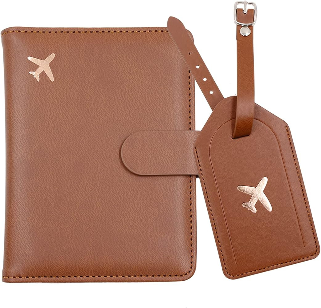 Melsbrinna Passport Holder,Passport Holder Card Slots,Cute Passport cover for Women/Men,Waterproof R | Amazon (US)