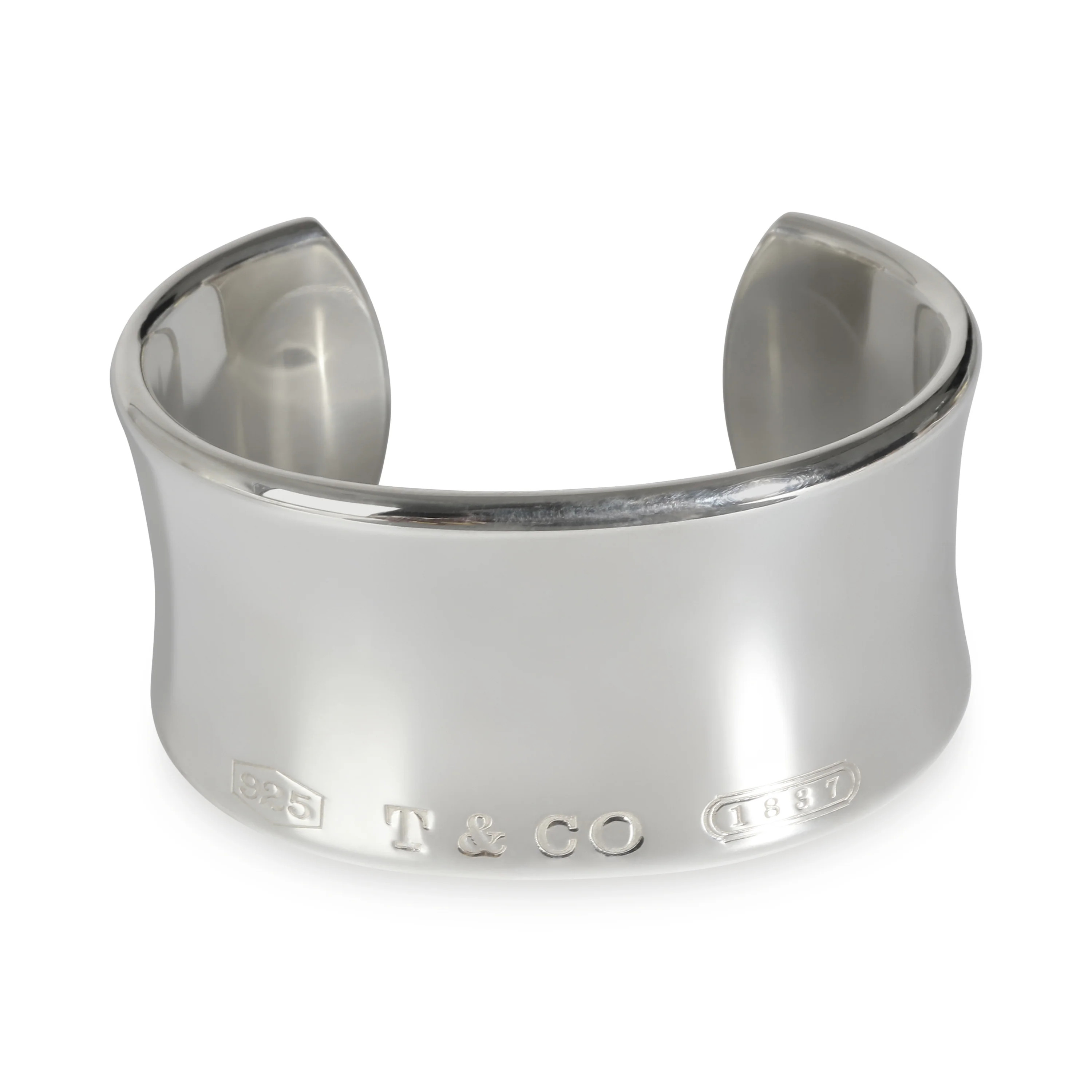 Tiffany & Co. 1837 Wide Cuff Bracelet in Sterling Silver | Shop Simon