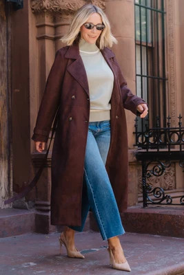 Carnegie Coat | Brown Suede | Baltic Born