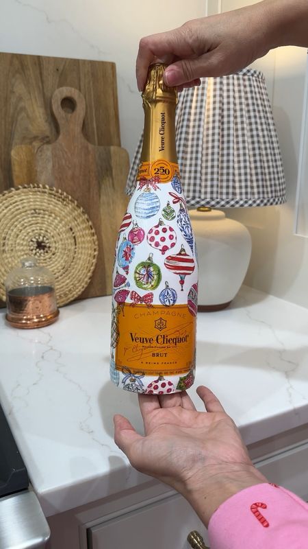 How cute did my Christmas champagne bottle turn out?? I died when I found these adorable Christmas napkins on Amazon! 

DIY video. Painted champagne bottle. DIY Christmas gift ideas. 

#LTKVideo #LTKHoliday #LTKSeasonal
