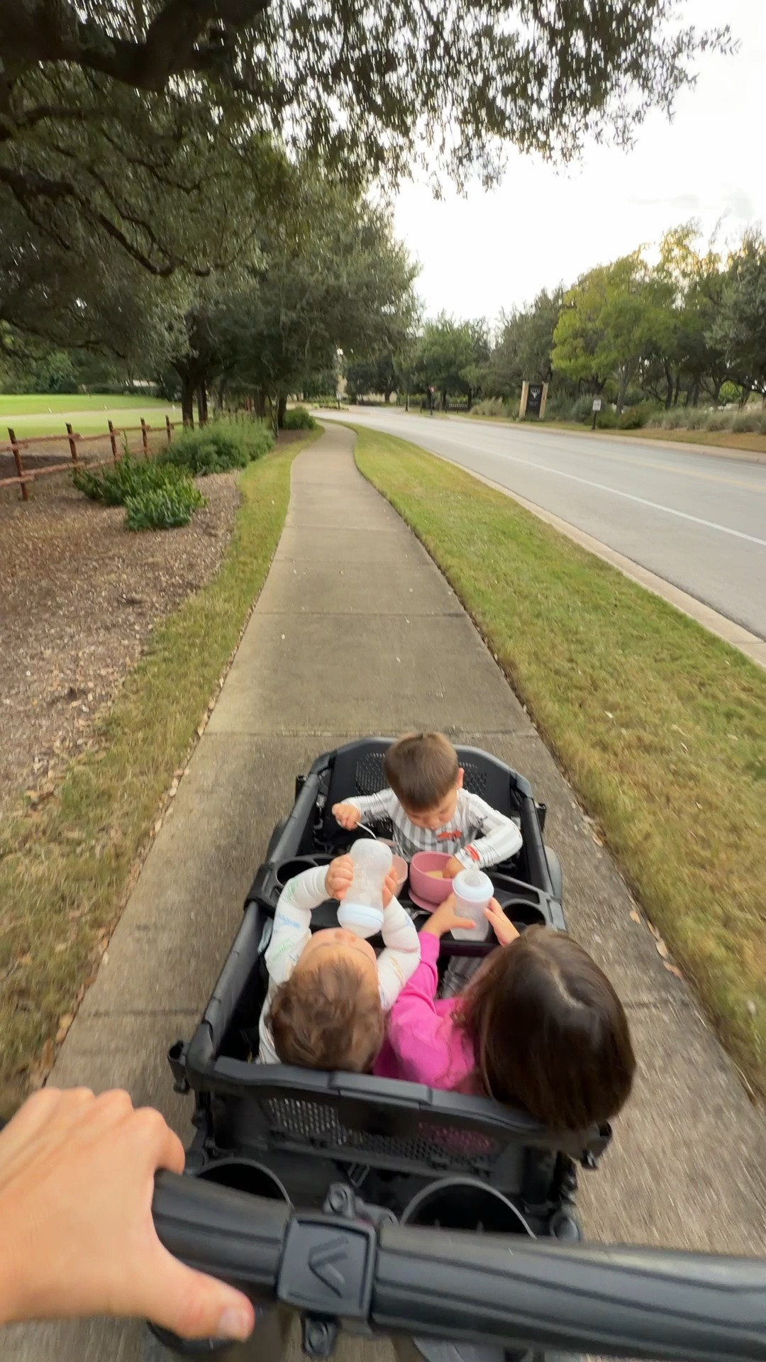 My favorite dinner hack for solo parenting moms: serve dinner in your wagon so they don’t make a mess in your kitchen! P.s. love our XL 4 seater Veer wagon for toddlers and babies

#LTKmomlife #LTKKids #LTKBaby