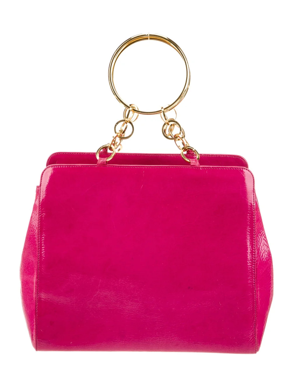 Patent Leather Top Handle Bag Vintage | The RealReal