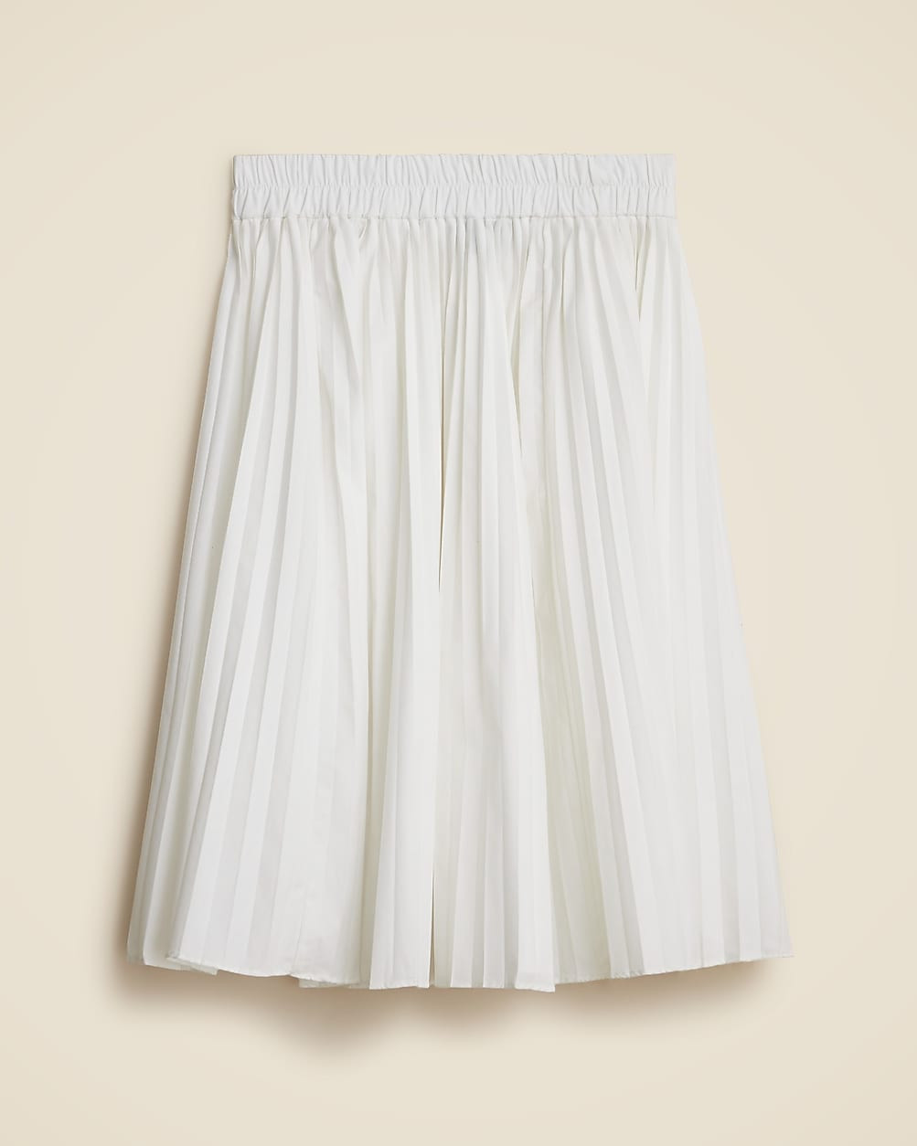 Smocked-waist pleated skirt | J. Crew US