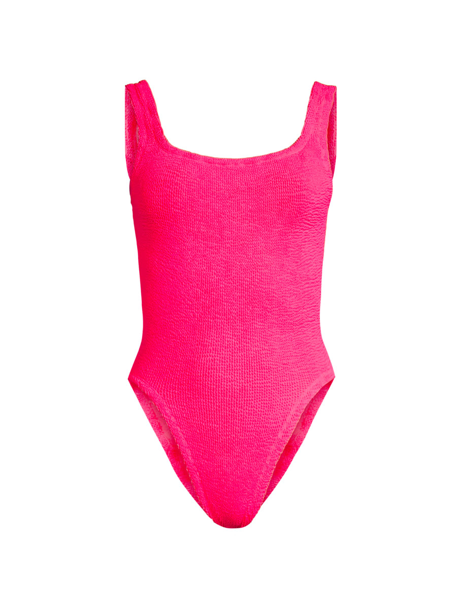 Crinkle One-Piece Swimsuit | Saks Fifth Avenue