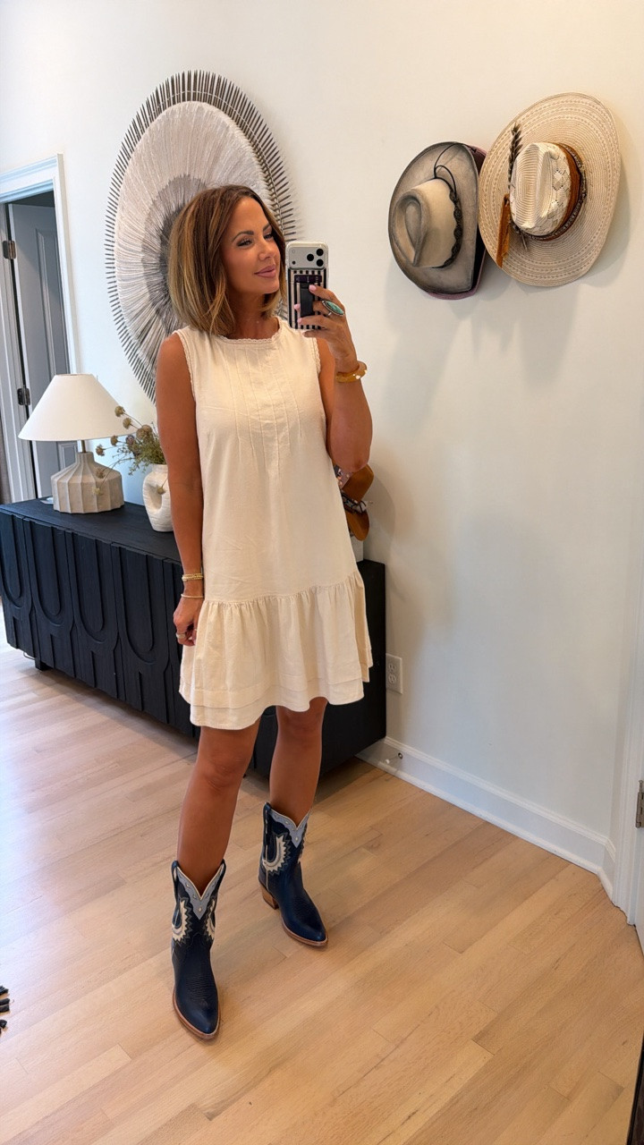 walmart dress and tecovas ♥️

#LTKootd #LTKSaleAlert #LTKBeauty