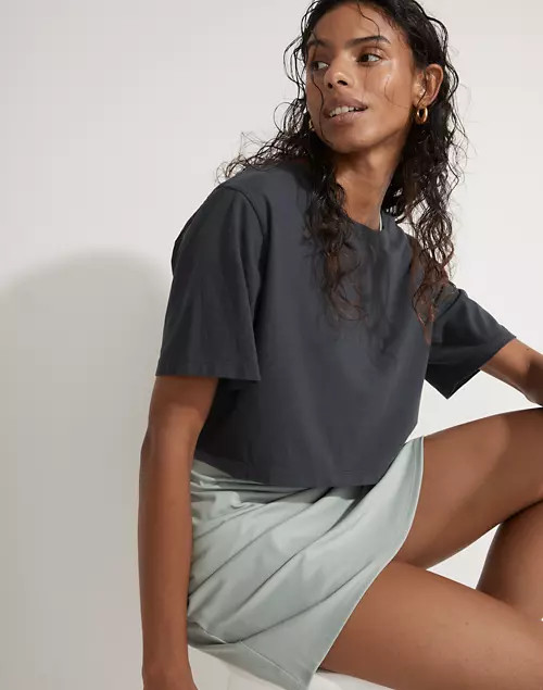 MWL Seamed Crop Tee | Madewell