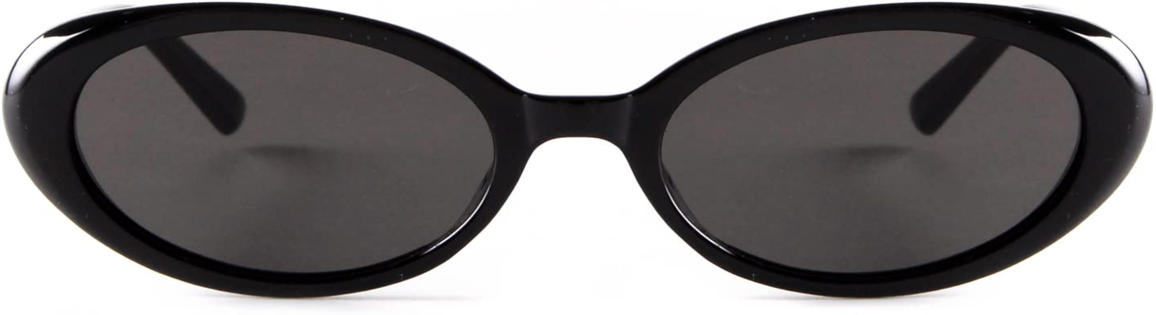 JUDOO Tiny Small 90s Sunglasses for Women Men Retro Oval Tinted Glasses | Amazon (US)