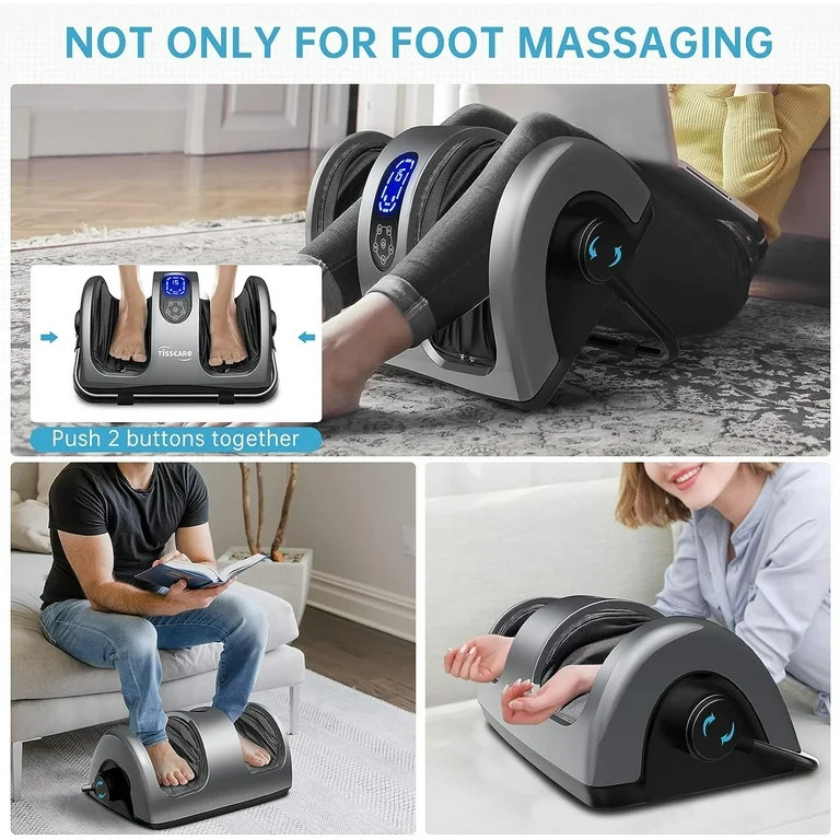 TISSCARE Shiatsu Foot Massager Machine with Heat- Kneading for Pain Relief, Plantar Fasciitis- Gr... | Walmart (US)