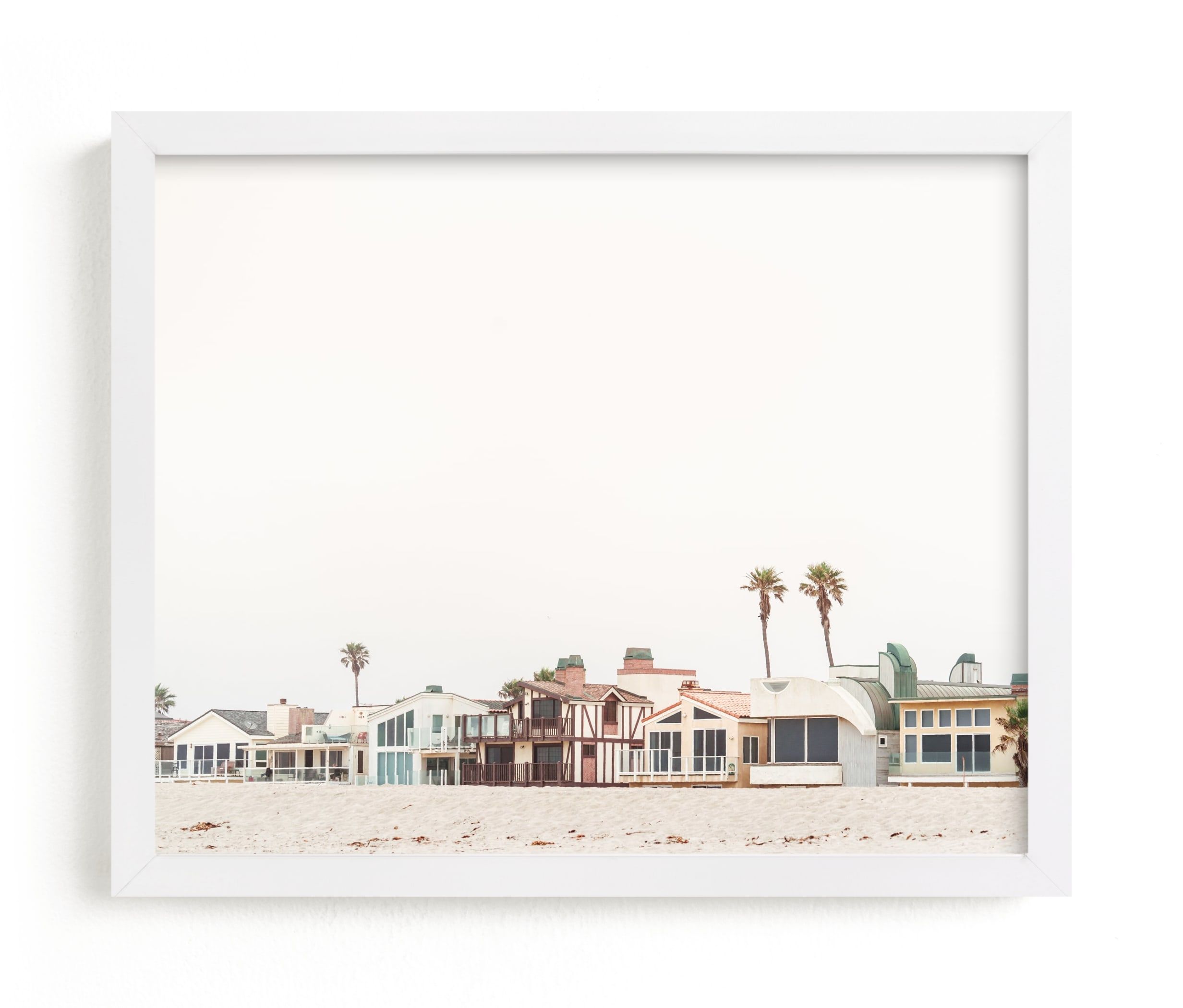 "Beach Houses" - Photography Limited Edition Art Print by Kamala Nahas. | Minted