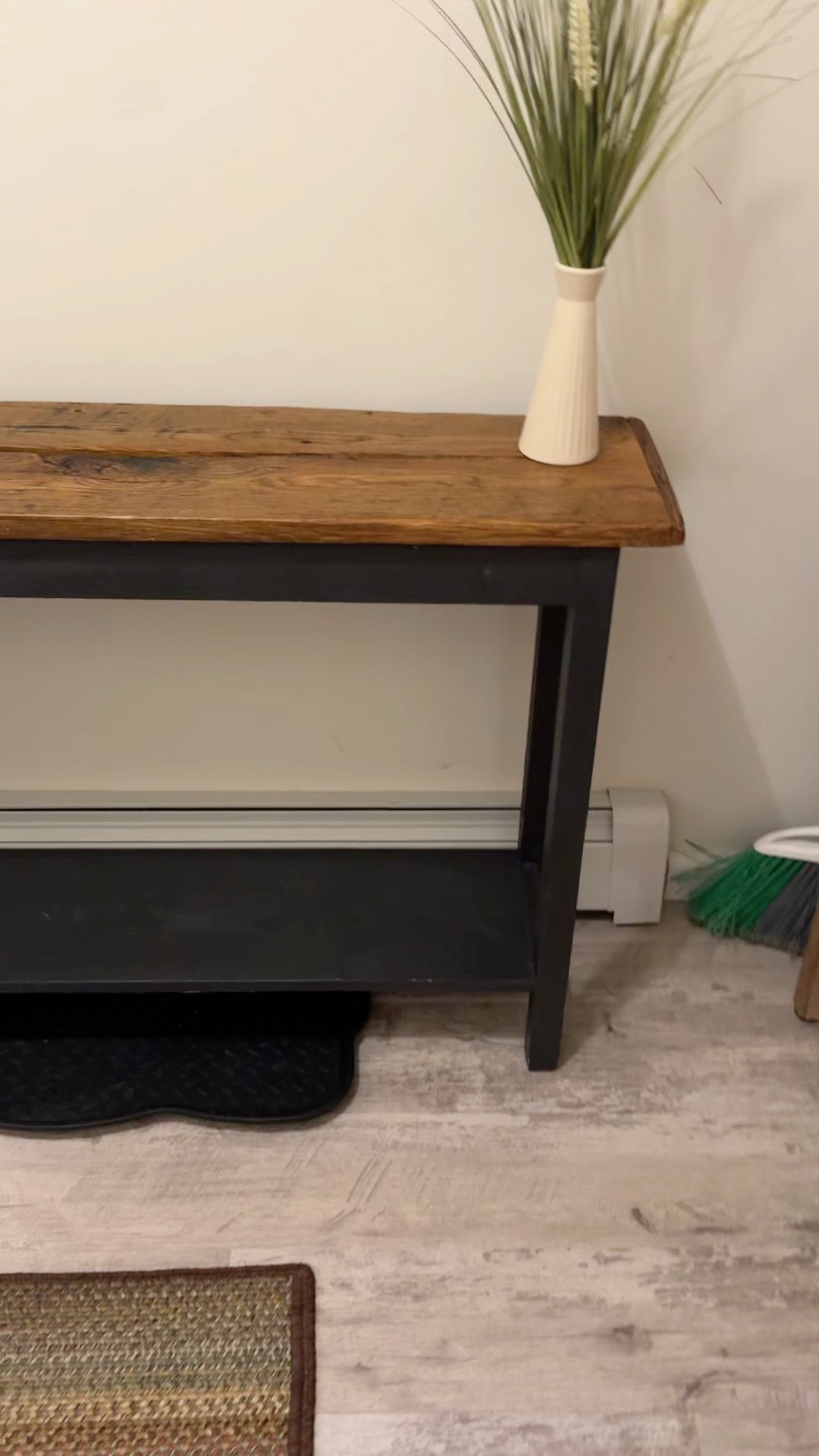 I love a nice entry way. This simple table fits in easily with lots of styles and home decor #farmhousedecor #entryway 

#LTKHome #LTKStyleTip #LTKSaleAlert