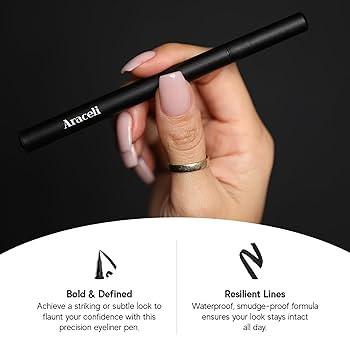 Araceli Beauty Liquid Eyeliner - Water Resistant Long-Lasting Eyeliner Pen - Precision Liquid Eye... | Amazon (US)