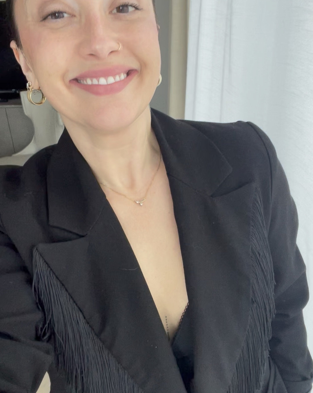 My FAVORITE blazer ever! Rented from Nuuly, made by Hutch, and I definitely kept it. The fringe is EVERYTHING!

#LTKSeasonal #LTKStyleTip #LTKParties