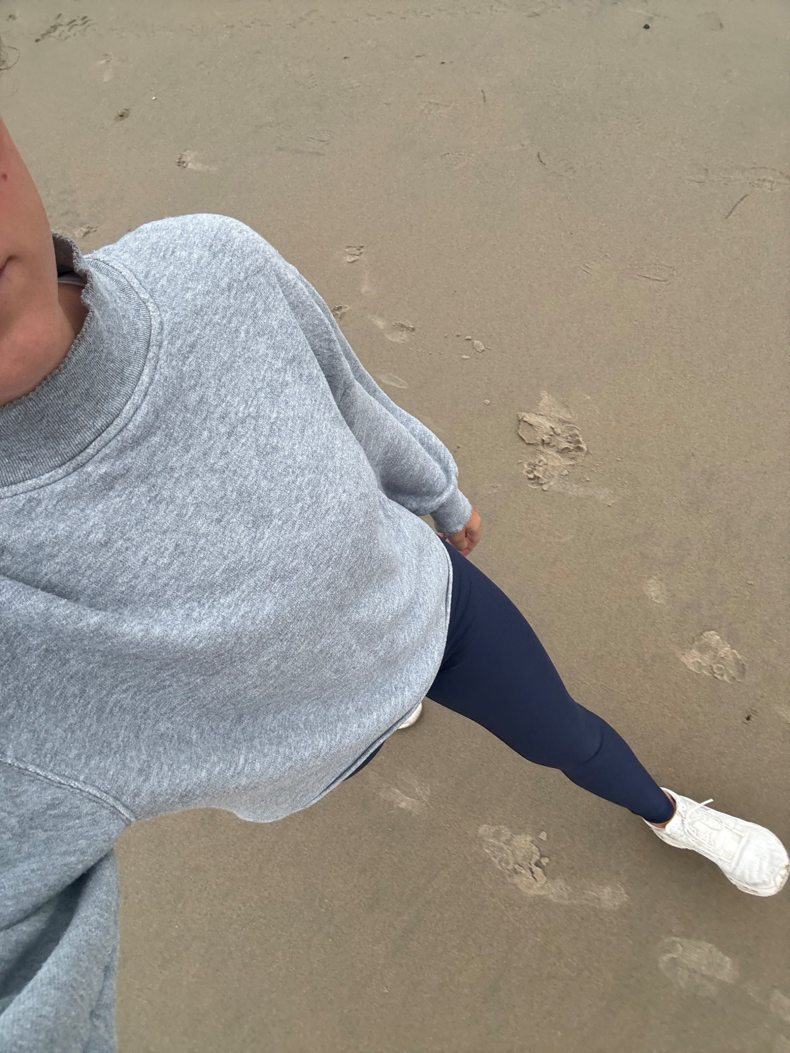 Beach walks at home >> love these Alo leggings and Jcrew sweatshirt

#LTKPetite #LTKActive #LTKFindsUnder100