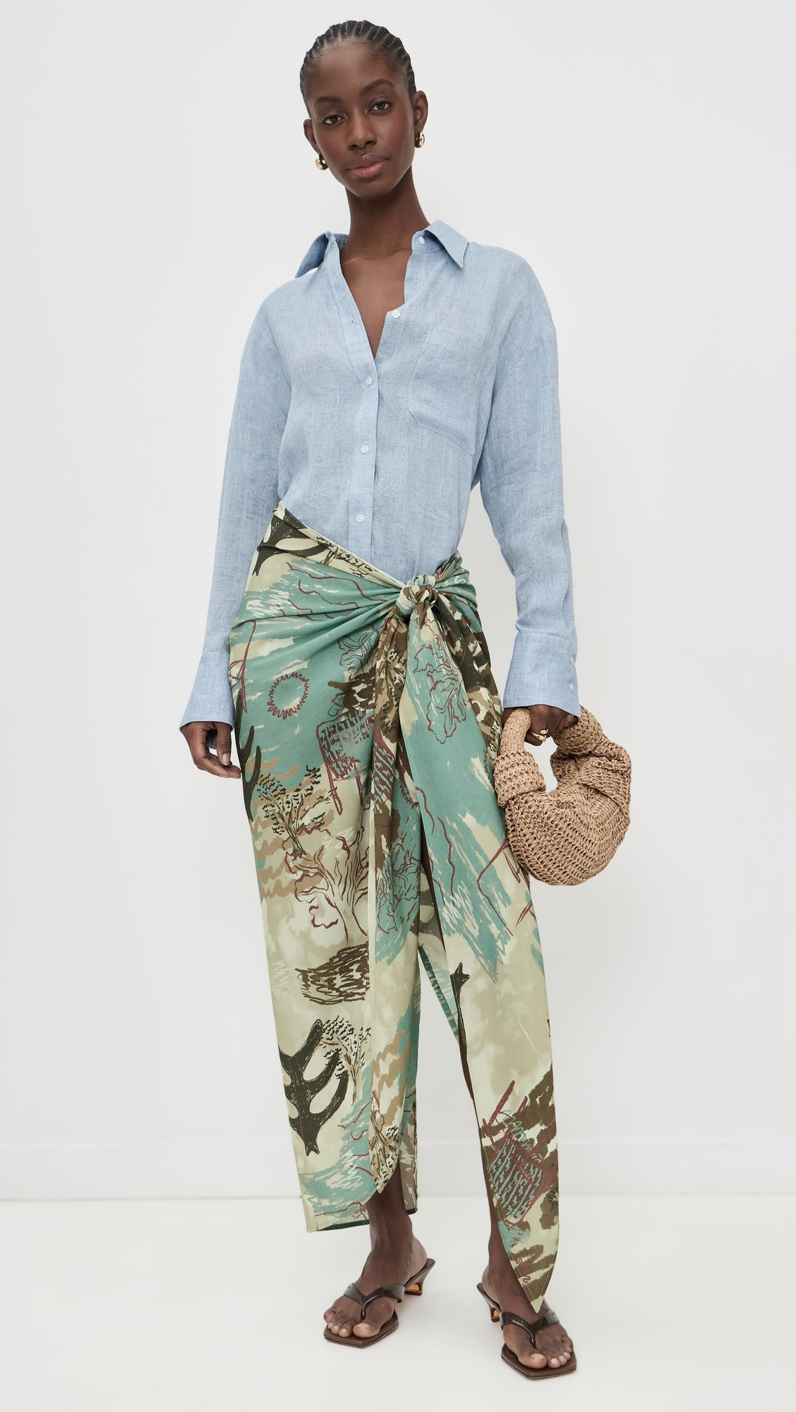 Cyan Sarong Skirt | Shopbop