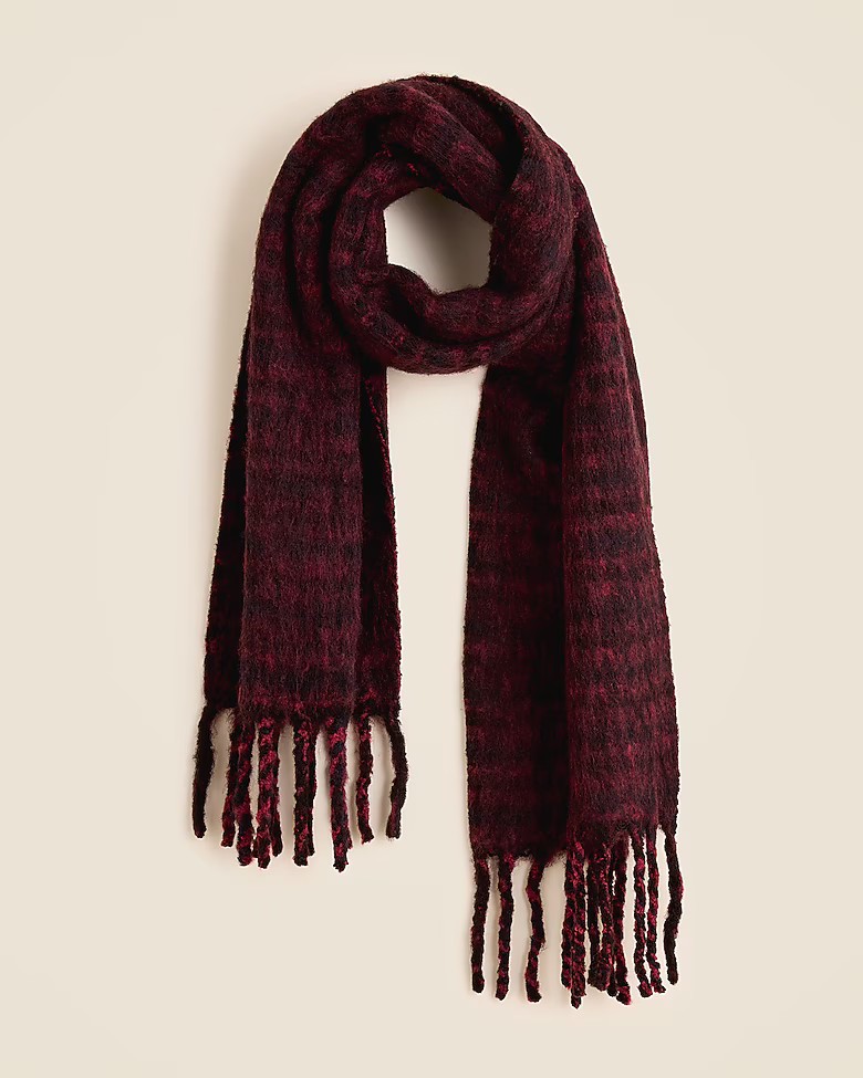 Brushed woven scarf | J. Crew US