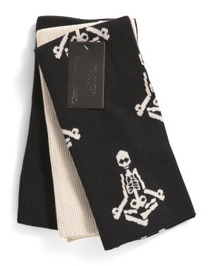 Set Of 3 Yoga Skeleton Kitchen Towels | Halloween | Marshalls | Marshalls