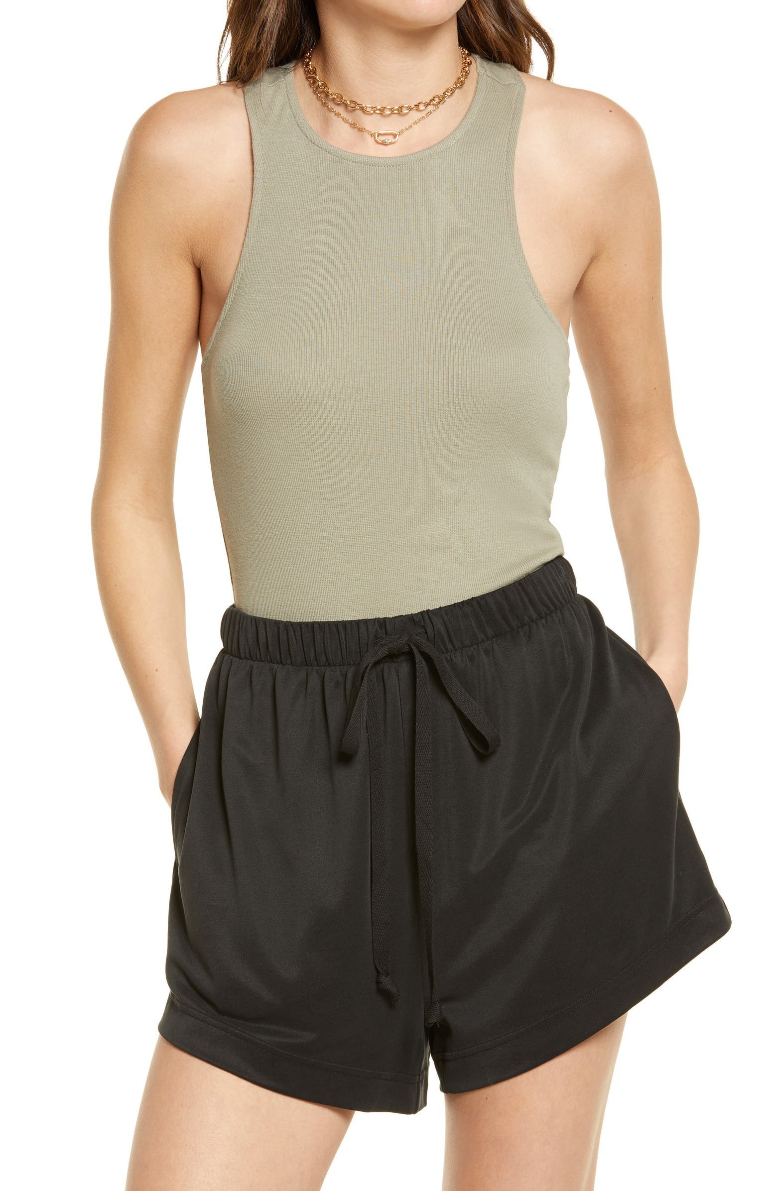 Crewneck Rib Bodysuit | Nordstrom