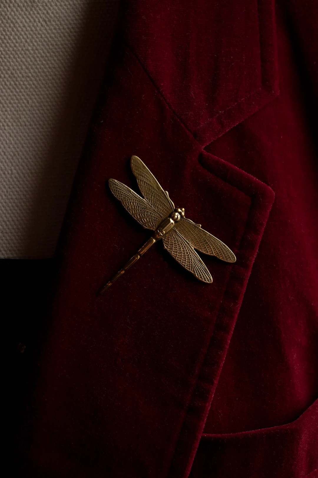 Dragonfly Brooch: Solid Brass Vintage Style Insect Pin - Etsy | Etsy (US)