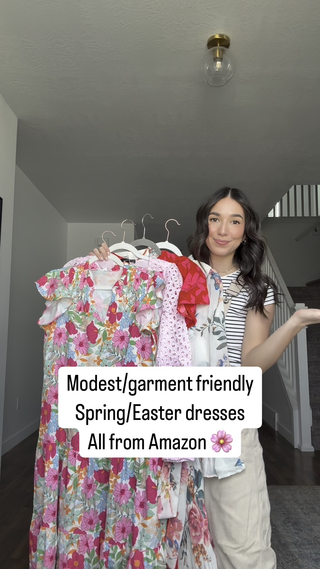 Spring Amazon dresses modest/garment friendly! Easter dress. Summer dress. Amazon dress. 

#LTKFindsUnder100 #LTKFindsUnder50 #LTKWedding