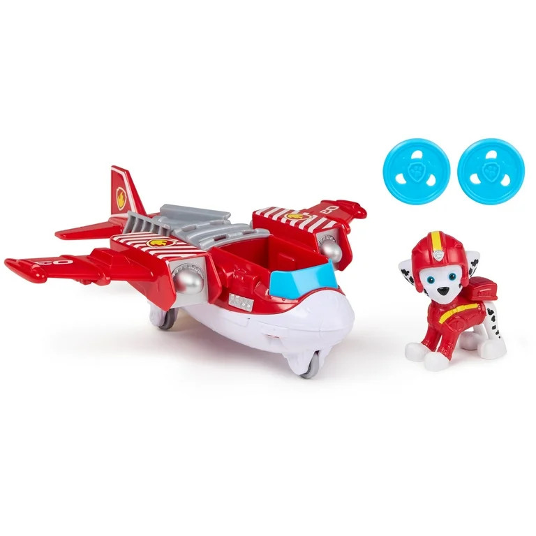 PAW Patrol: Air Rescue Hero Hydro Airplane Vehicle & Collectible Marshall Figure | Walmart (US)