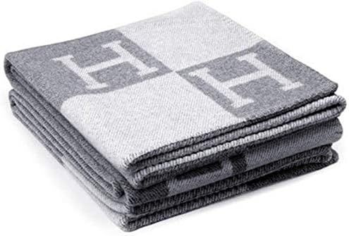 Household Soft Blanket, H Blanket for Sofa Fur Decoration, H Beach Blanket, Modern Anti-Sand Blan... | Amazon (US)