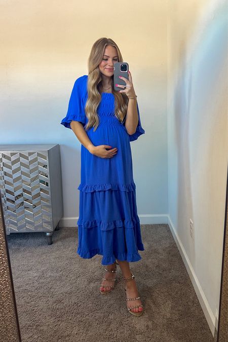 Blue dress
Gender reveal dress
Baby shower dress
Bump friendly 
Maternity 
Pregnant outfit 
Pregnant style 
Kimberly25 for discount 

#LTKbump #LTKstyletip