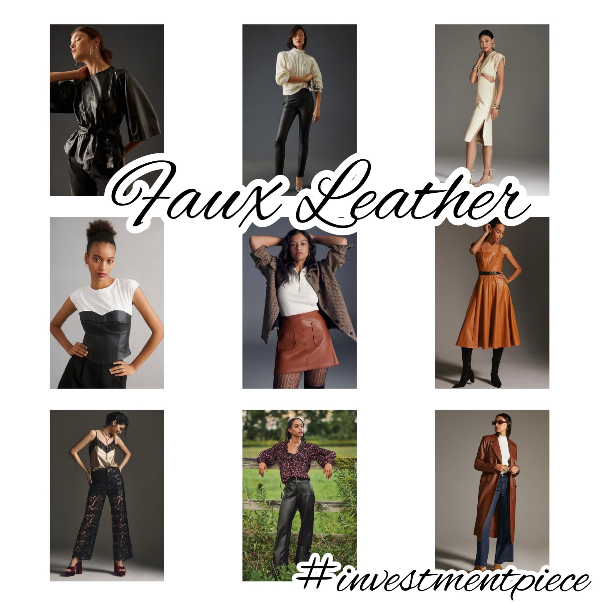 From jackets to pants to skirts and more- a must for the season is faux leather and these are some of the chicest I’ve seen! @anthropologie #investmentpiece 

#LTKSeasonal #LTKunder100 #LTKstyletip