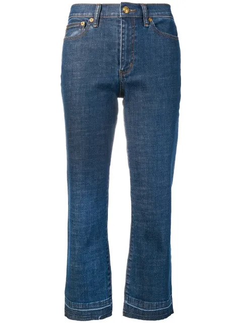Calça jeans cropped | FarFetch BR