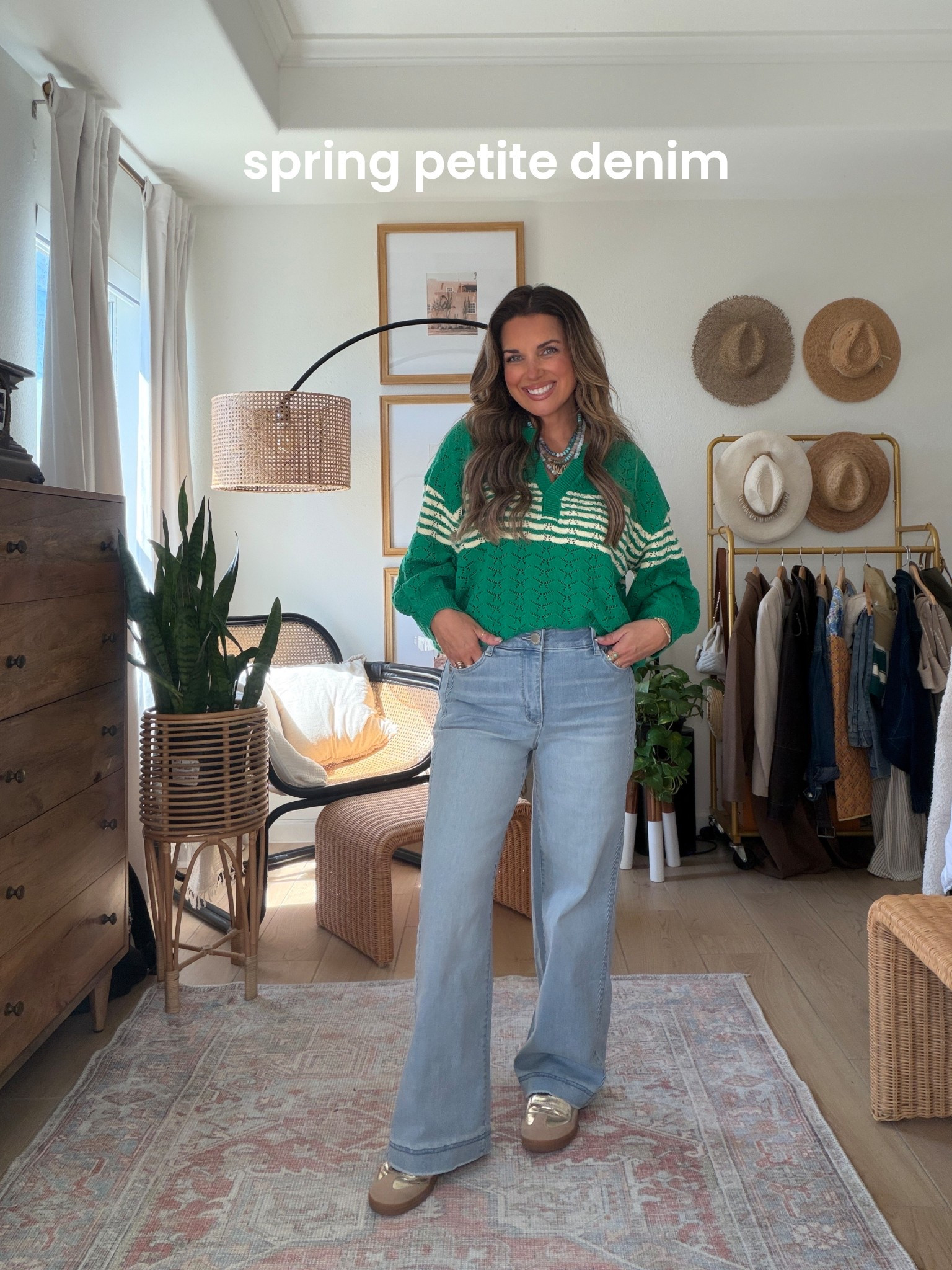 Spring petite denim and pops of color!! Loving this stretchy waist jeans!! So comfortable!! Fit TTS!! I’m wearing the 6 petite/short. 

#witandwisdom #petitedenim


#LTKootd #LTKOver40 #LTKPetite