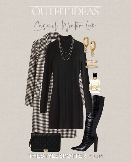 Winter Outfit Ideas ❄️ Casual Winter Look
You can’t go wrong with a sweater dress for any holiday event or night out.  A winter outfit isn’t complete without a cozy coat and neutral hues. These casual looks are both stylish and practical for an easy and casual winter outfit. The look is built of closet essentials that will be useful and versatile in your capsule wardrobe. 
Shop this look 👇🏼 ❄️ ⛄️ 


#LTKSeasonal #LTKGiftGuide #LTKHoliday