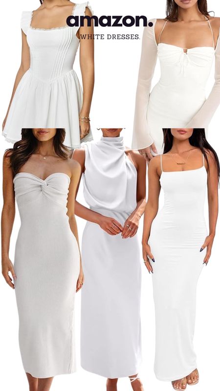Amazon, white dresses, spring outfit, vacation outfit 

#LTKSeasonal #LTKstyletip #LTKfindsunder100