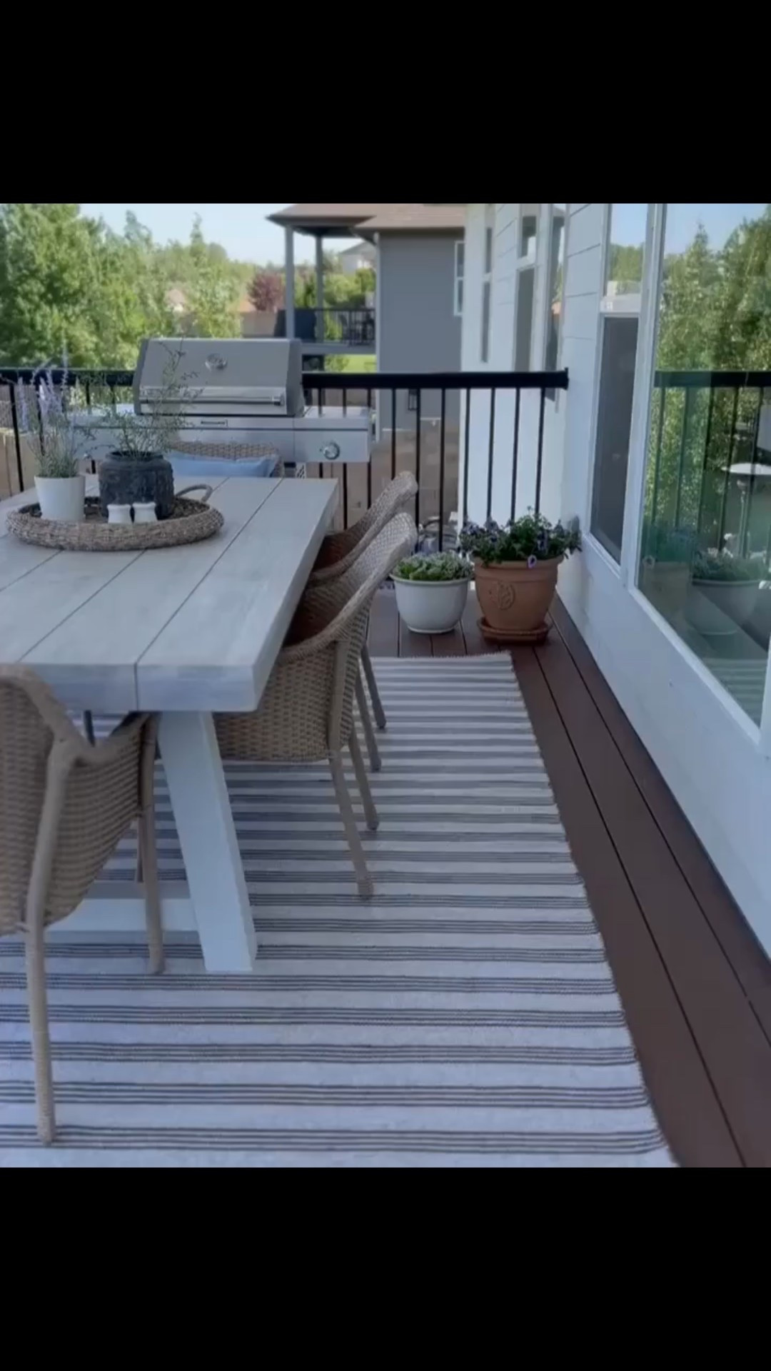 A peak at our patio dining set up from last year, and a link for this beautiful outdoor rug for those asking from stories! This rug is on sale for Way Day and is such a timeless piece. A new addition is coming to this space early next week.. can you guess what it is?! 🤍

#LTKHome #LTKSaleAlert #LTKStyleTip