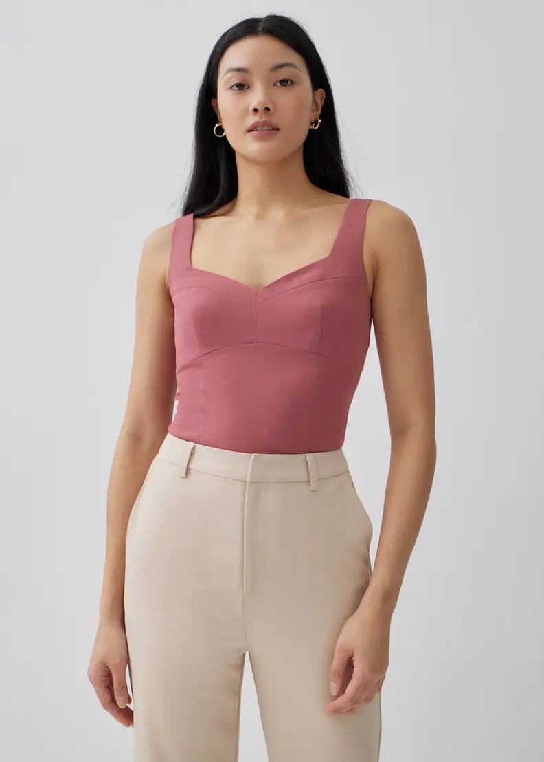 Arlene Textured Bustier Top | Love, Bonito USA