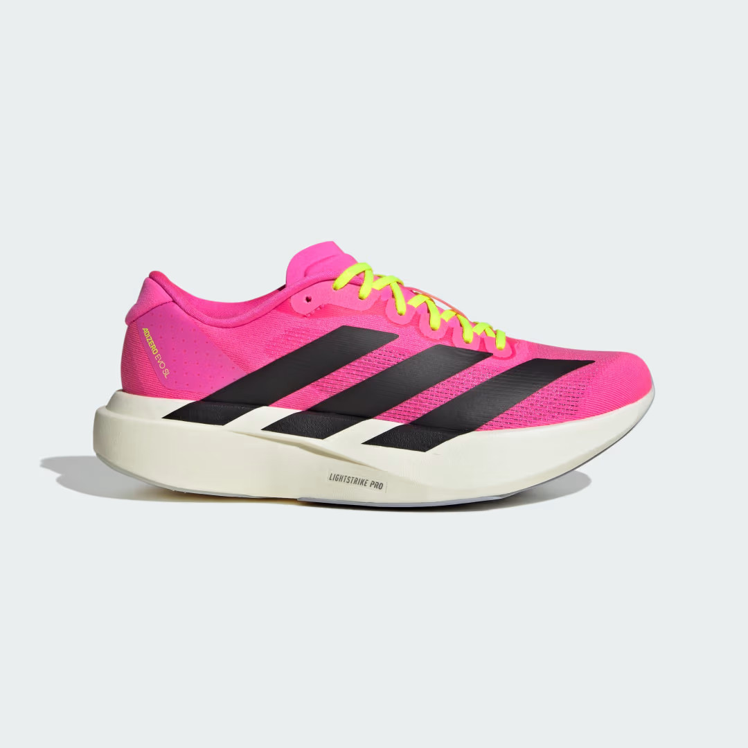 adidas Adizero EVO SL Shoes Lucid Pink 7.5 - Womens Running Shoes | adidas (US)