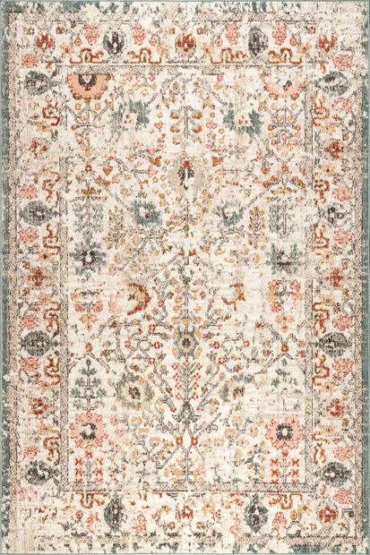 Yesteryear Native Collage Beige Rug | Rugs USA