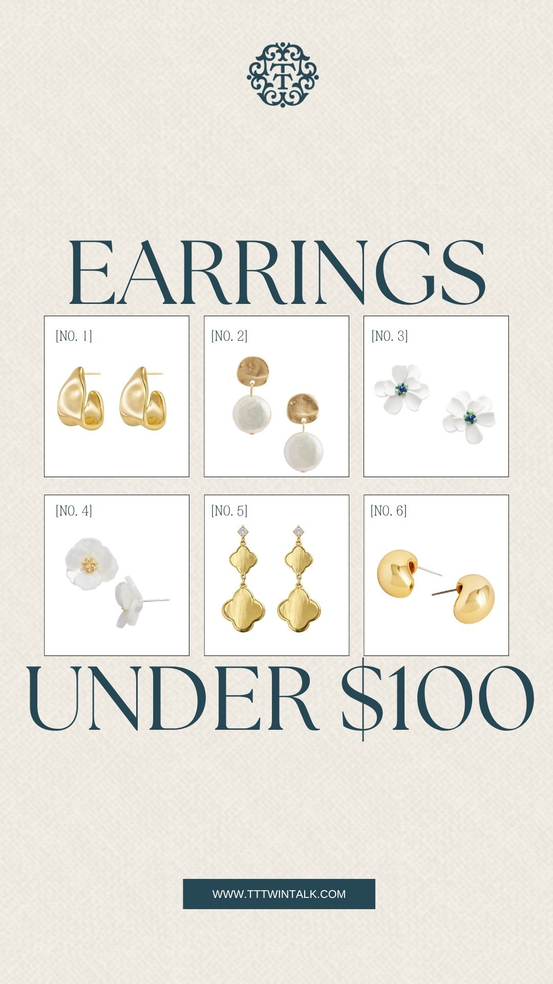 These earrings under $100 are such an easy way to elevate any outfit. From bold gold to soft florals, they add just the right amount of detail. Perfect for everyday wear or dressing things up a bit.

#LTKOver40 #LTKBeauty #LTKSeasonal