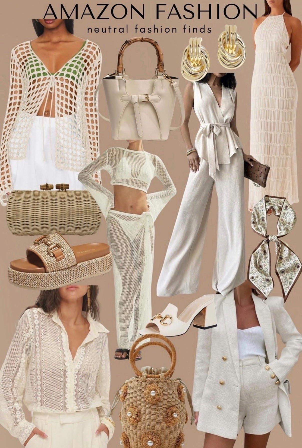 It’s giving Revolve. It’s giving Old Money. But it’s all from Amazon! Neutral girly fashion finds for Spring & Summer ☀️


#amazin fashion
#amazon finds 
#affordable fashion
#neutral fashion finds
#lace blouse 
#white fashion
#two piece set 
#summer business suit 
#tweed blazer 
#tie waist wrap vest 
#rattan clutch 
#swim cover up
#revolve look alike 
#rattan earrings
#neutral earrings
#vacation earrings 
#white maxi dress 
#head scarf
#purse scarf
#leather bucket bag 
#platform slides
#spring fashion inspo
#summer fashion inspo 
#designer dupe 
#amazon
#gold earrings
#statement earrings 
#bucket bag
#beach bag
#beach style
#beach outfit 
#rattan purse 
#fashion inspo
#outfit idea 
#neutral fashion inspo
#old money style
#weekend outfit
#weekend style
#date night outfit
#date night style
#casual style
#mom outfit
#mom style
#day date outfit
#resort outfit
#resort style 
#wine tasting outfit
#napa valley outfit 
#spring fashion 
#ootd




#LTKTravel #LTKootd #LTKFestival