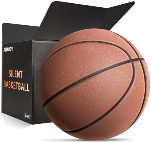 Silent Basketball Size 7 (29.5") – Grooved Airless Indoor Basketball for Quiet Dribbling and In... | Amazon (US)