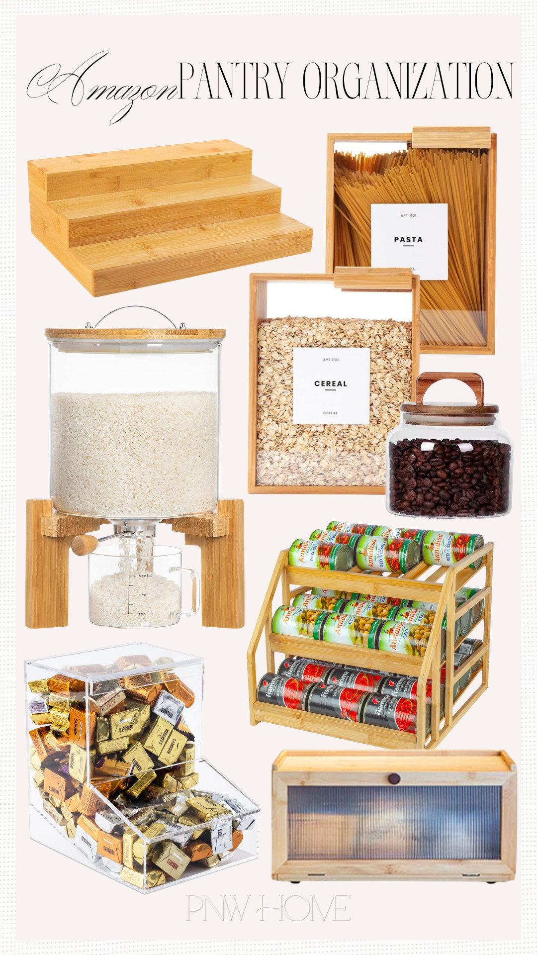 Rounding up my Amazon favorites for keeping the pantry organized!

home organization, kitchen organization, spice rack, canned food rack, rice dispenser, grain dispenser, bread box, bulk bin, candy dish, glass canister, dry food storage, dry food holder,, food storage, pantry organization 

 #LTKSeasonal #LTKHome