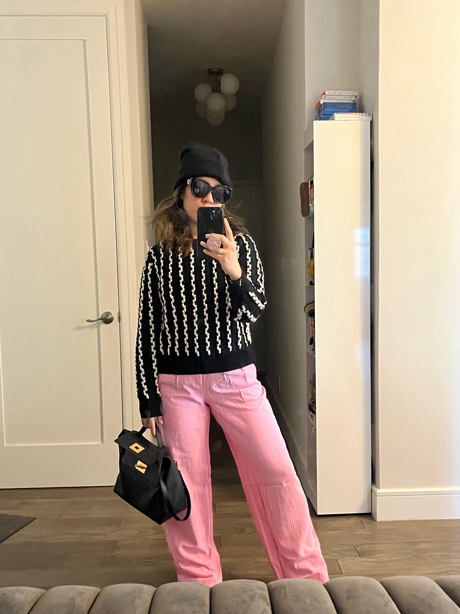 Pink pants are fun! These are pretty light. I wouldn’t wear them when it’s super cold out. Wearing a 2 short. Length is good for my 5’2” frame. 

#LTKitbag #LTKworkwear #LTKtravel