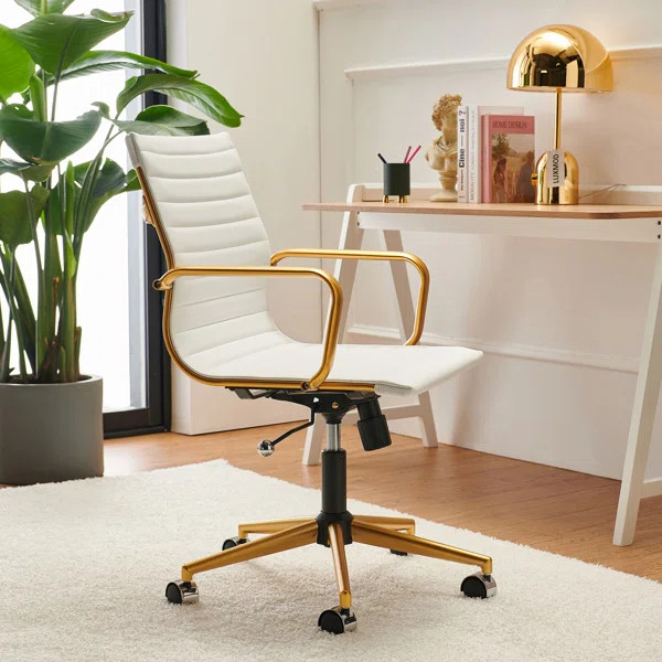 Office Ergonomic Polyurethane Conference Chair | Wayfair North America