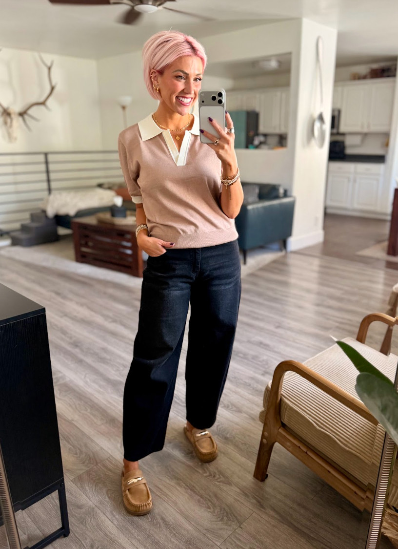 A comfy chic combo ready for any occasion!  // Shirt: Small // Jeans: 6 // Sandals: TTS 

 #LTKootd #LTKOver40 #LTKSaleAlert