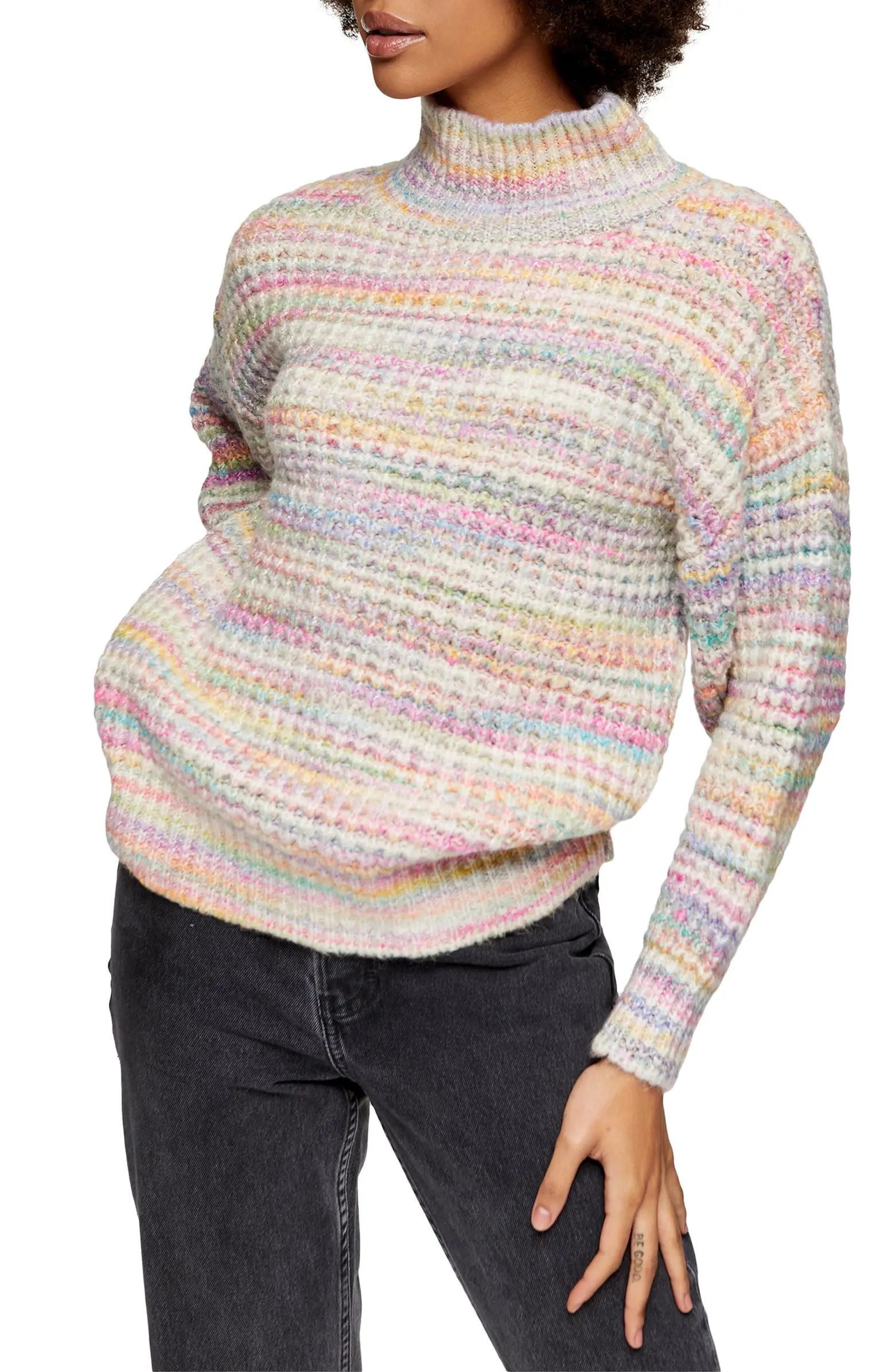 Space Dye Turtleneck Sweater | Nordstrom