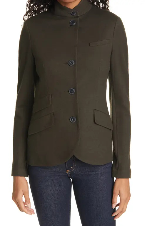 rag & bone Slade Wool Blazer in Armygrn at Nordstrom, Size 00 | Nordstrom