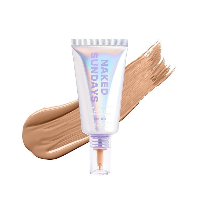 Naked Sundays BeautyScreen™ SPF 50 Mineral Peptide Foundation Tint – 2-in-1 Skin Tint & Miner... | Amazon (US)