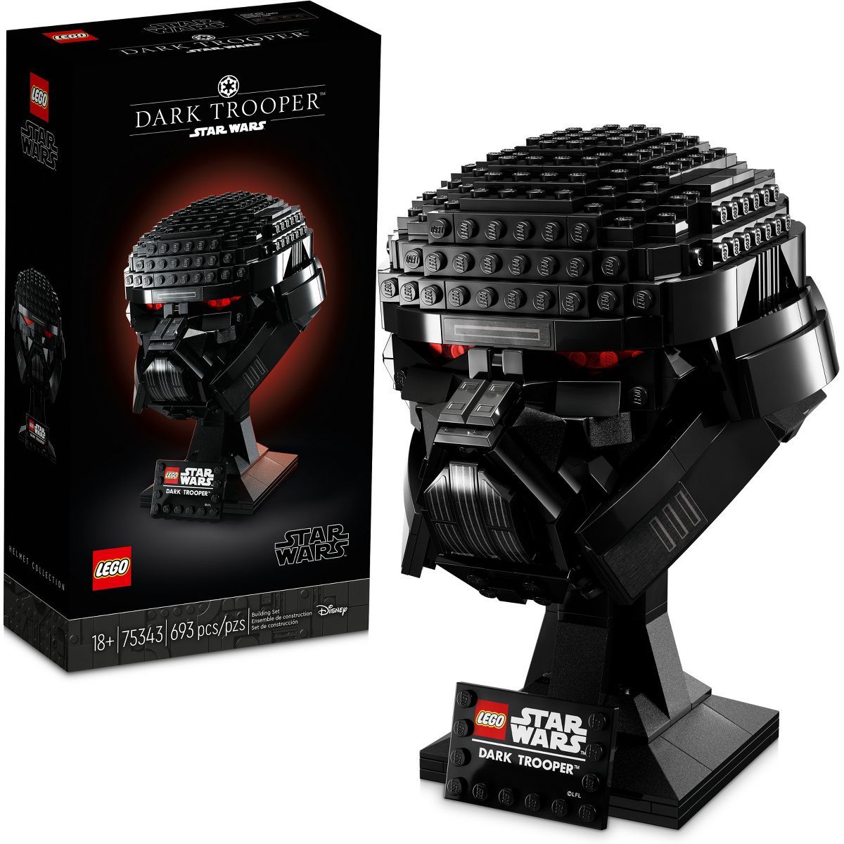 LEGO Star Wars Dark Trooper Helmet Set 75343 | Target